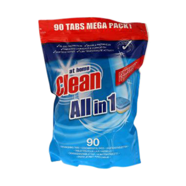 Oficina - Pastillas para lavavajillas en casa Clean All-in-One bolsa de 90 piezas