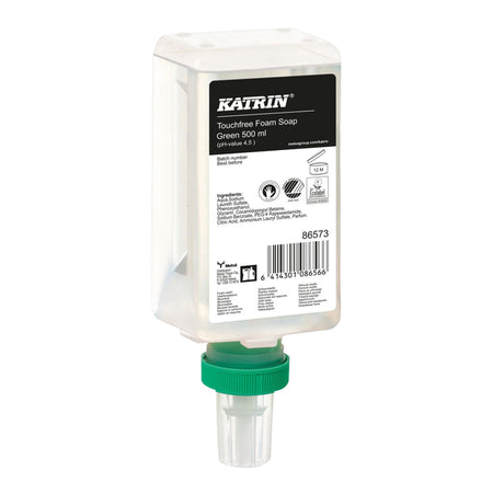 Katrin - Savon à mains mousse verte sans contact 500ml