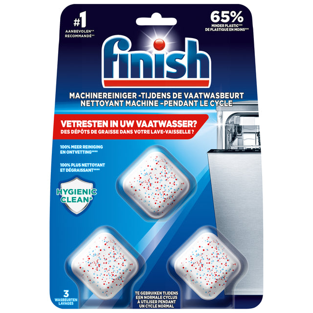 Finish - Dishwasher cleaner tabs 3 pieces