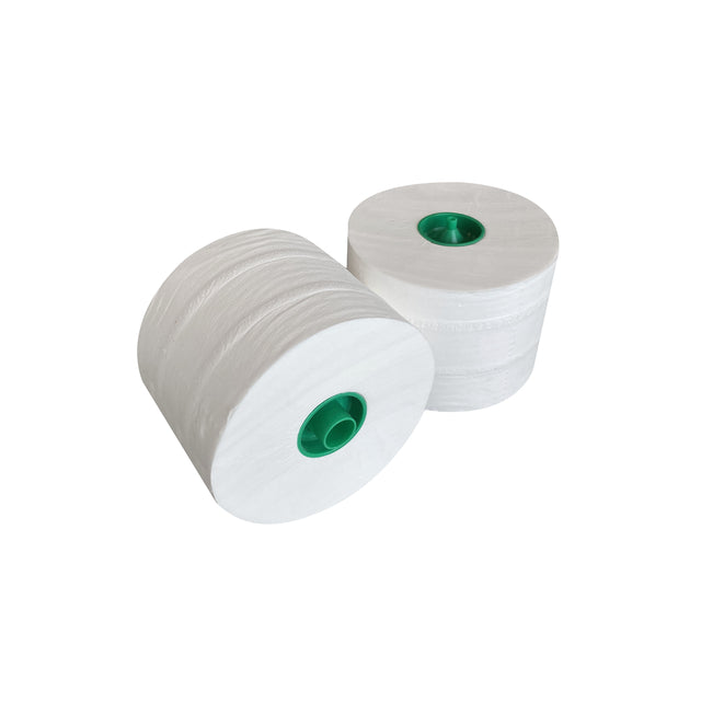 Cleaninq - Toilet paper cap roll 2-layer cellulose 100m white