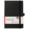 Quantore - Notizbuch A5 Flex Line 192 Seiten 80gr schwarz | 3 Stück