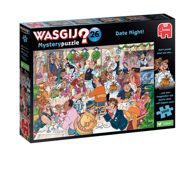 Jumbo - Puzzle Wasgij Mystery 26 ¡Cita nocturna! 1000 piezas