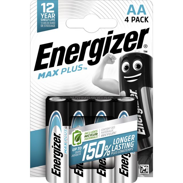 Energizer - Batería Max Plus 4xAA alcalinas