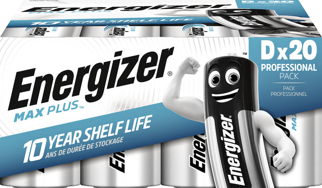 Energizer - Batteriesenerger Max Plus D Alkaline 20st