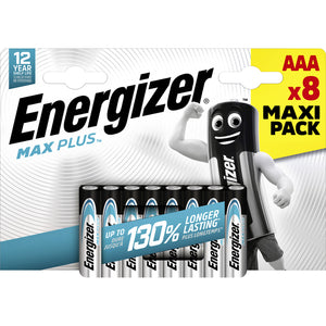 Energizer - Batteria Max Plus 8xAAA alcaline
