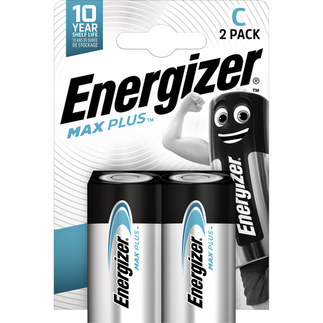 Energizer - Battery Energizer Max Plus C Alcaline 2st | Blister un 2 pièces