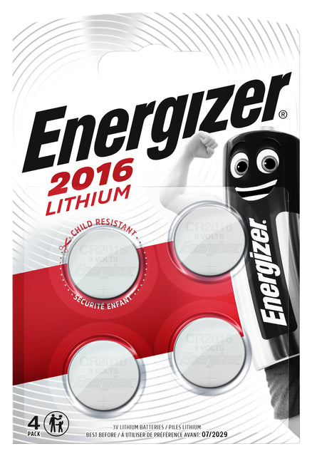 Energizer - Batteriesenerger CR2016 Lithium 4st