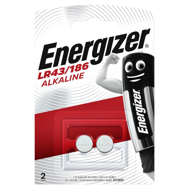 Energizer - Batterie Knopfzelle 2xLR43 Alkaline