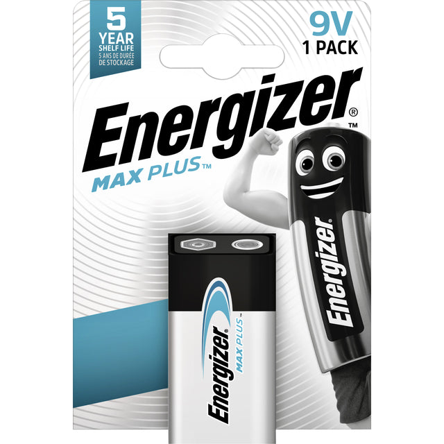 Energizer - Batterie Max Plus 1x9V Alkaline