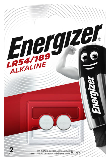 Energizer - Batteriesenerger LR54 Alkaline 2. | Blasen Sie ein 2 Stück | 10 Stück