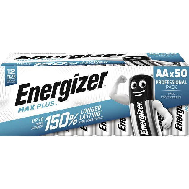 Energizer - Battery Energizer Max Plus AA Alcaline 50st