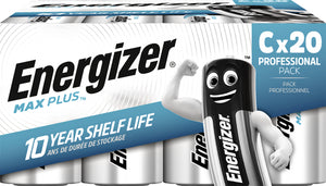 Energizer - Battery Max Plus 20xC alkaline