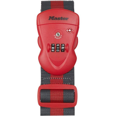 Master Lock -  Kofferriem  tsa rood/zwart