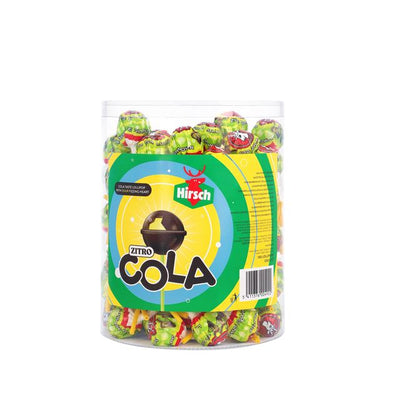 Hirsch - Lolly cola/lemon 100x12 grams