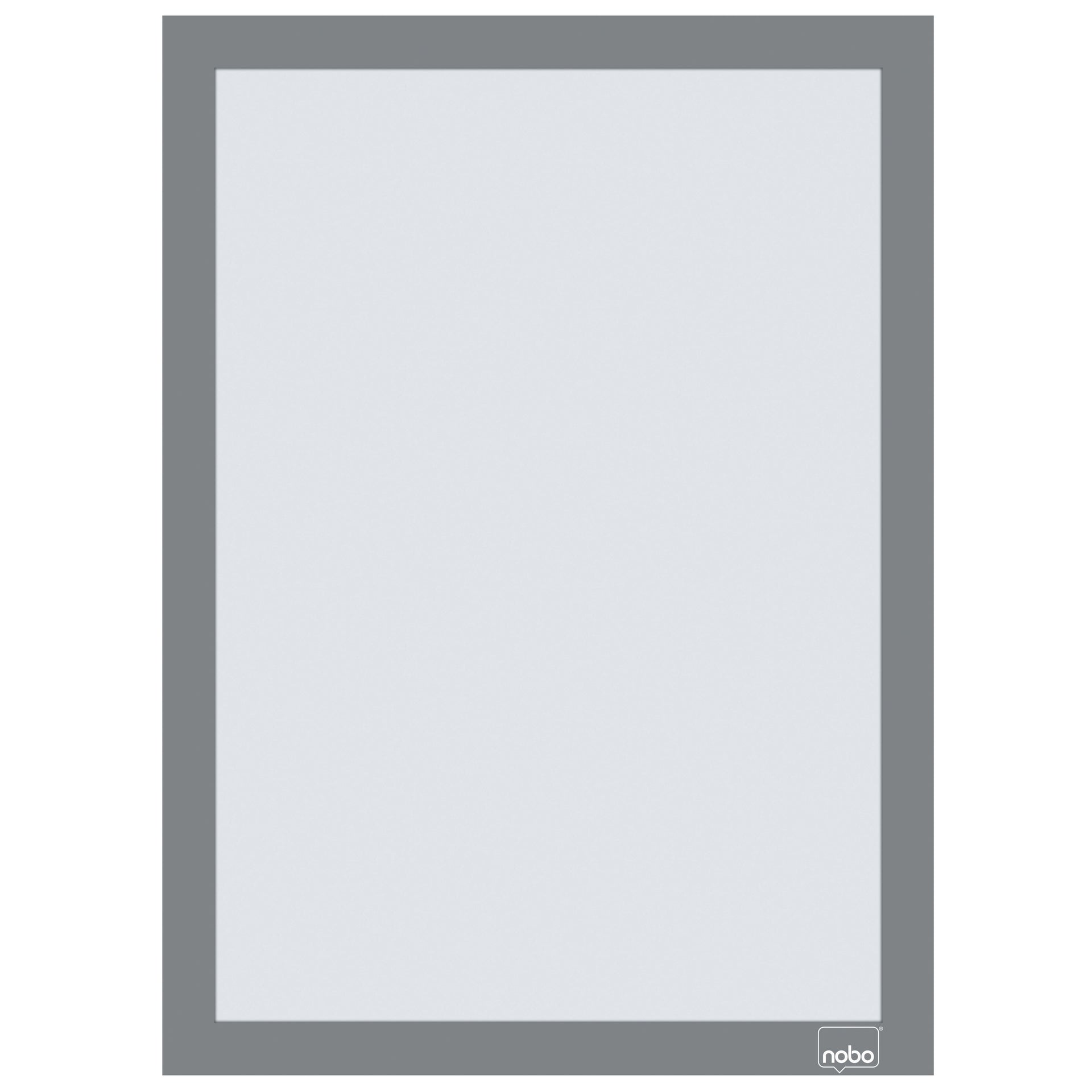 Nobo - Cornice informativa autoadesiva A4 argento 2 pezzi