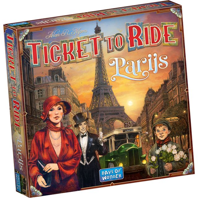 Asmodee - Spel ticket to ride parijs