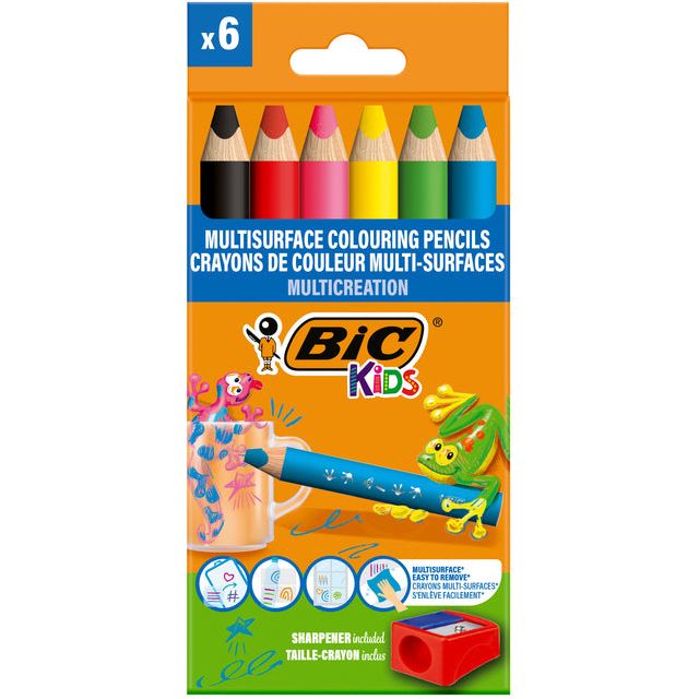 BICKIDS - COLORD CURN BICKIDS Multi surface 6st Ass | Prendre un 6 morceau