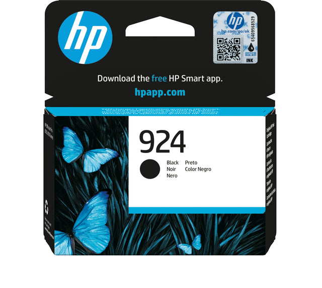 HP - Cartouche d'encre 4k0u6ne 924 noire