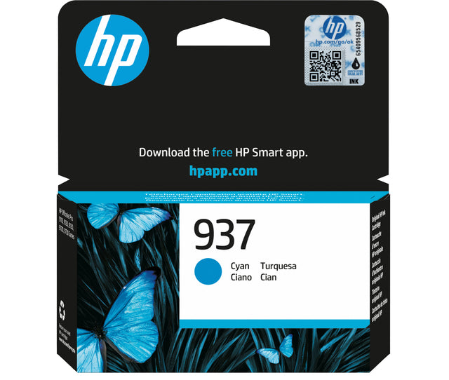 HP - Tintenpatrone 4s6w2ne 937 blau