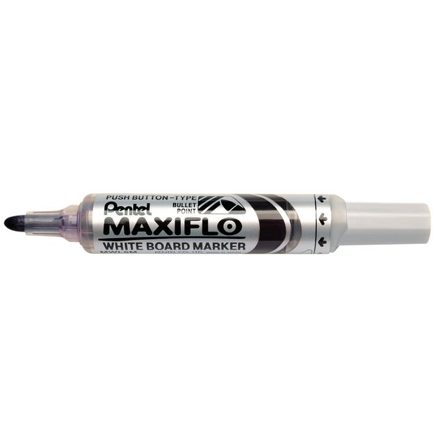 Pentel - Pennarello per lavagna bianca MWL5M Maxiflo rotondo 3 mm viola