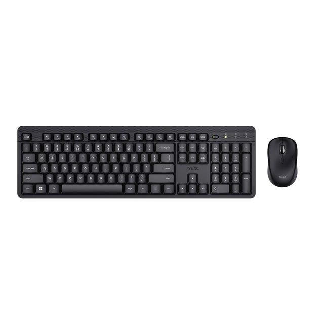 Trust - Tastiera Ody II wireless + mouse Azerty 25363