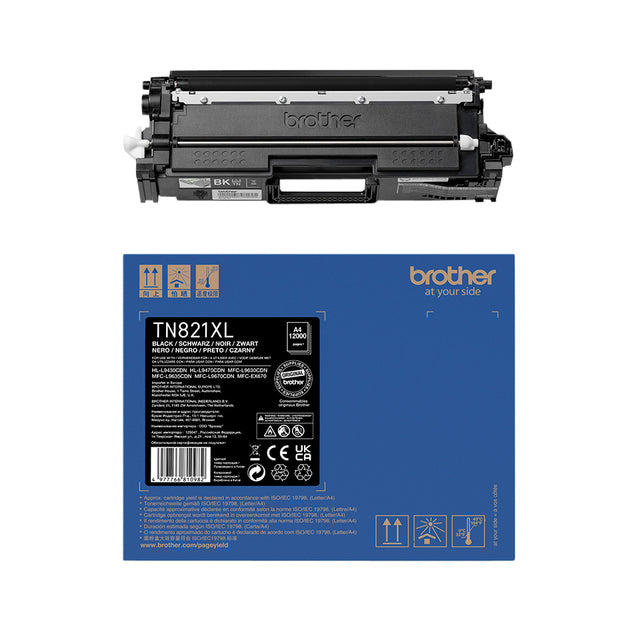 Bruder - Toner Bruder TN -821XLBK Schwarz | 1 Stück