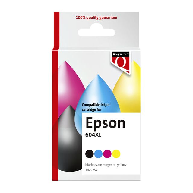 Quantore - Inkcartridge EPSON 604xl T10H94 SW + 3KL | 4 pièces