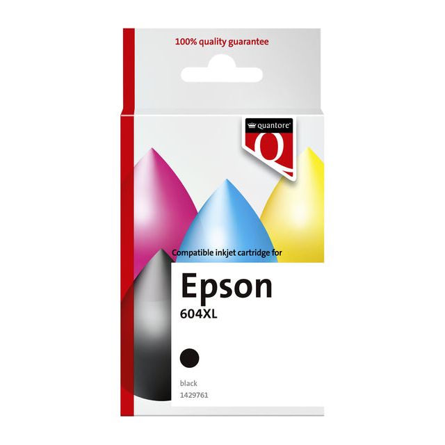 Quantore - Inkcartridge EPSON 604xl T10H14 Black | 1 pièce