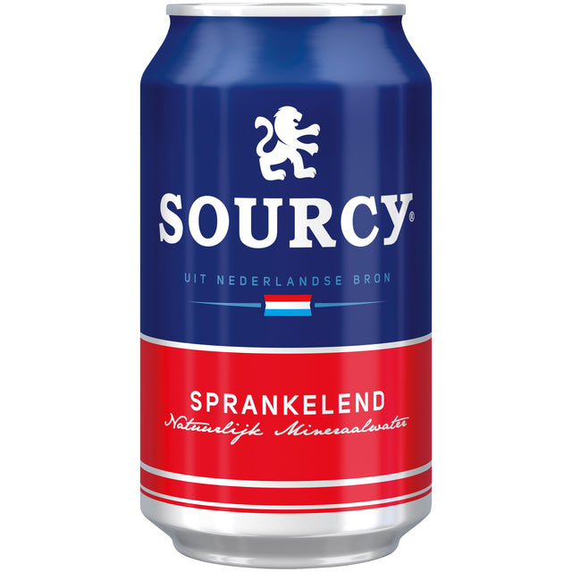 Sourcy -  Water rood blik 330ml