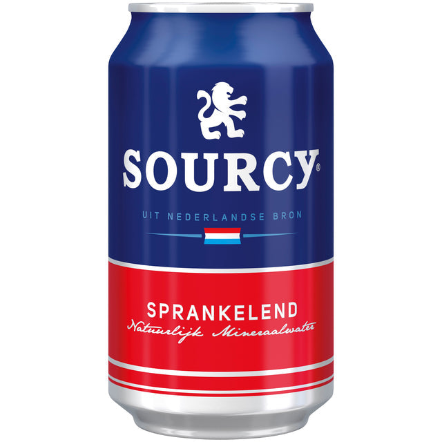 Sourcy - Water rood blik 330ml | 24 stuks