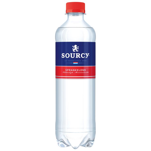 Sourcy - Bottiglia PET rossa acqua 500ml
