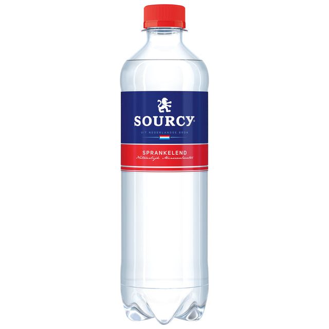 Sourcy - eau rouge petfless 500 ml | Ompoot une bouteille x 500 millilitres