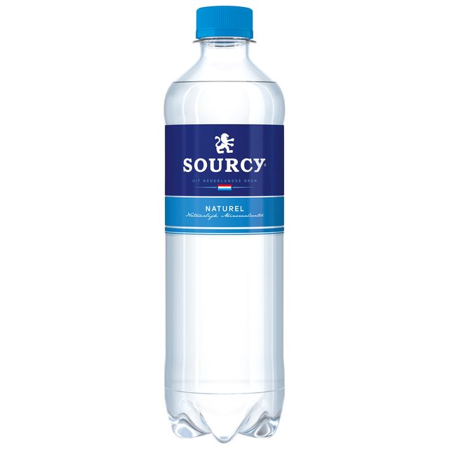 Sourcy - Bottiglia in PET blu acqua 500ml | 6 pezzi
