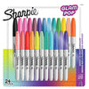 Sharpie -  Viltstift ie Glampop fijn assorti blister à 24 stuks