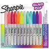 Sharpie -  Viltstift ie Glampop fijn assorti blister à 12 stuks