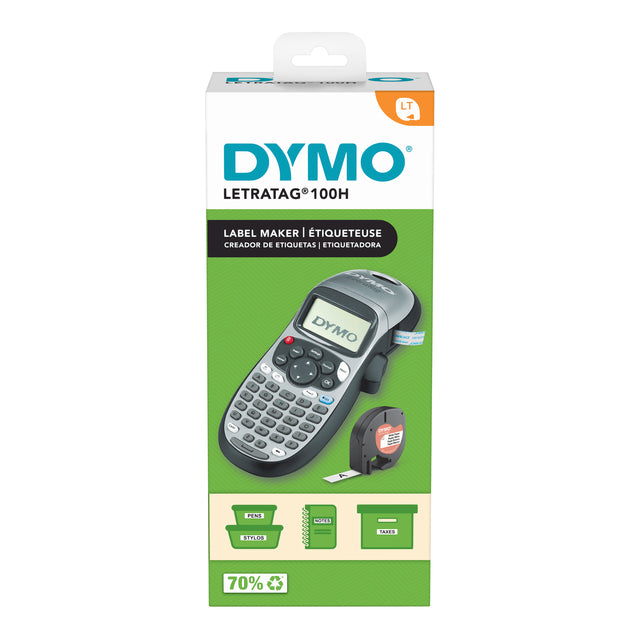 Dymo -  Labelprinter  lt 100h abc 12mm special zilver