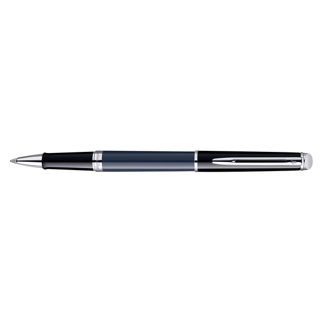 Waterman - Rollerpen Hemisp -Farbblock CT F SW -bl -Bl