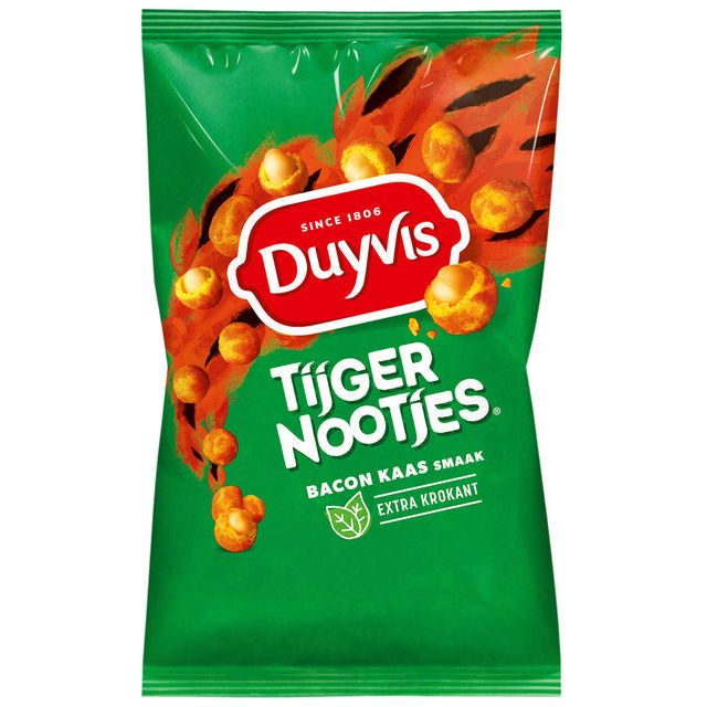 Duyvis - Tigernutjes Duyvis Bacon Cheese Bag 1 kg | 6 Stücke