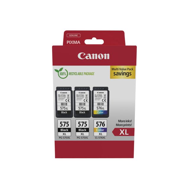 Canon-Inkcartridge Canon PG-575XL+ CL-576XL 2X SW+ Farbe | 1 Stück