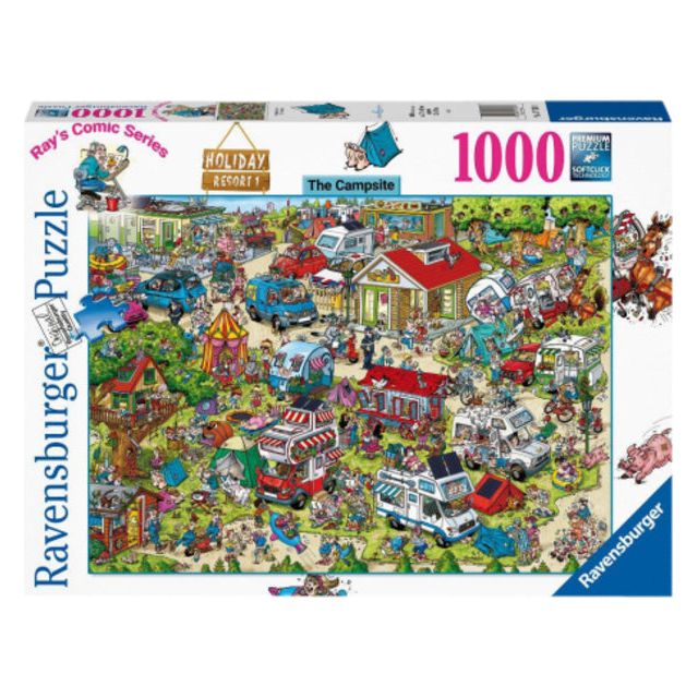 Ravensburger - Ray Comics 1000 St Ferienresort 1: Der Campingplatz