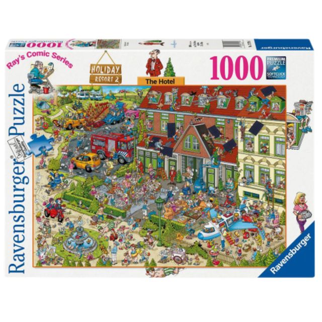 Ravensburger - Puzzle Ray Comics Complejo vacacional 2 El hotel 1000 piezas