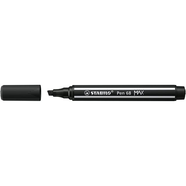 Stabilo - Filz -Tip Pen 68/46 Max Black | 5 Stücke