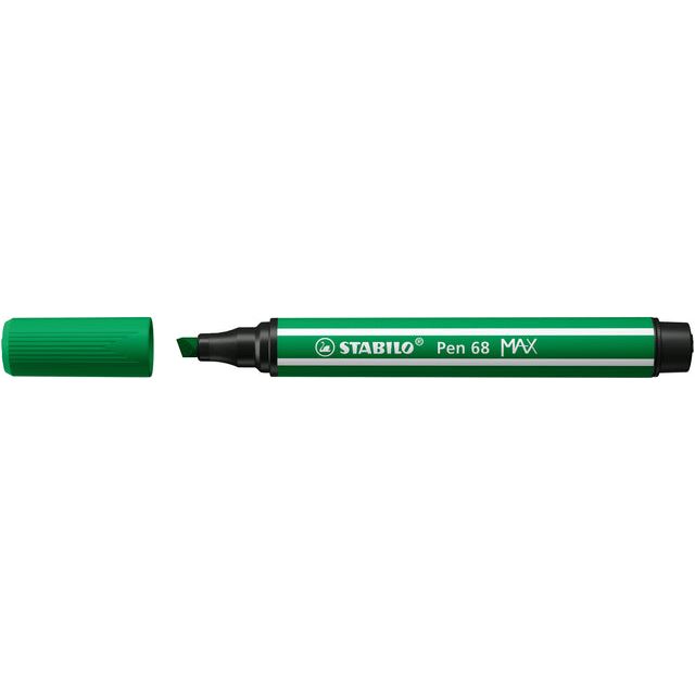 Stabilo - Felt -tip Pen 68/36 Max Smaragd Green | Boîte extérieure un 5 pièces