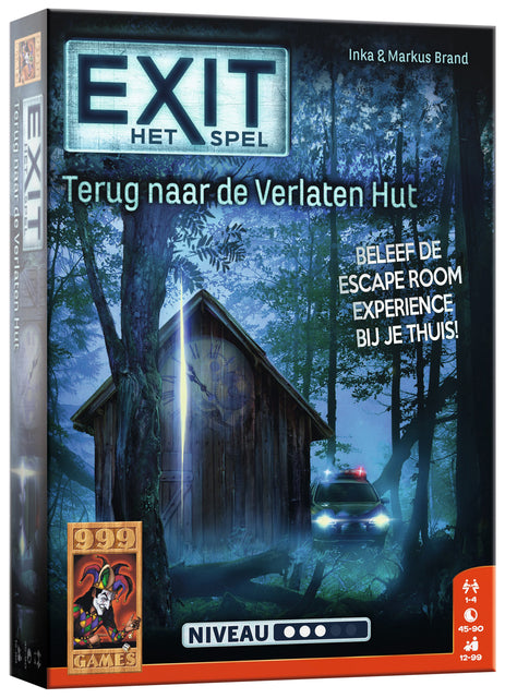 999 games - Spel exit - terug naar de verlaten hut | 12 stuks