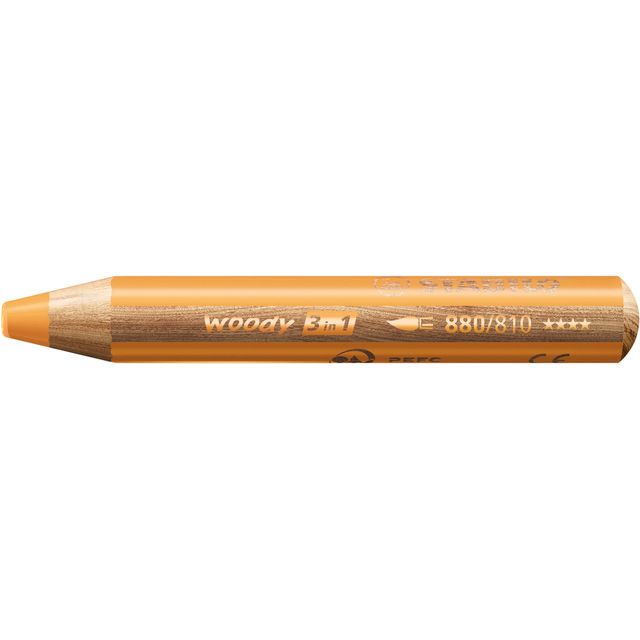 Stabilo - Colored pencils 880 woody 3 in 1 multitalented gold