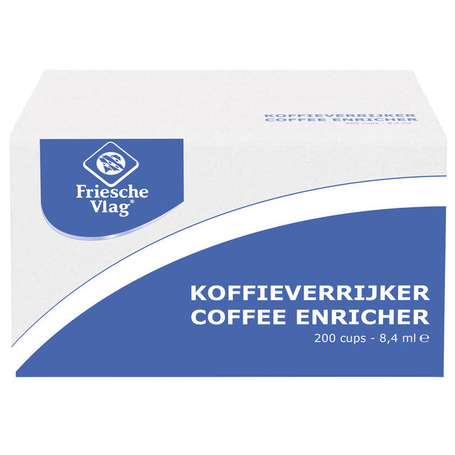 Friesche Vlag - Friesche Vlag Coffee Milk, tasses de 8,4 ml, boîte de 200 morceaux