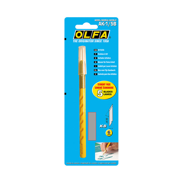 Olfa - Art et Handwerkes Olfa AK -1 / 5B | Blister un 1 morceau