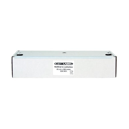 IEZZY - Pellicola trasparente in scatola taglierina 45 cm x 300 m 1 rotolo