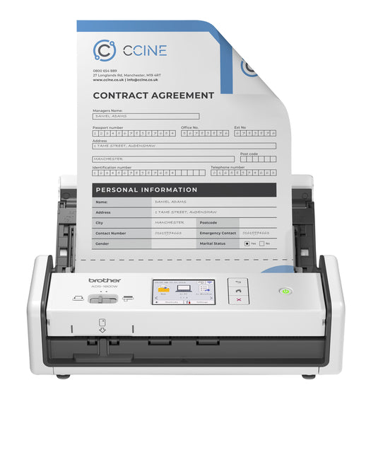 Brother -  ADS-1800W ADF-scanner 1200 x 1200 DPI A4 Wit