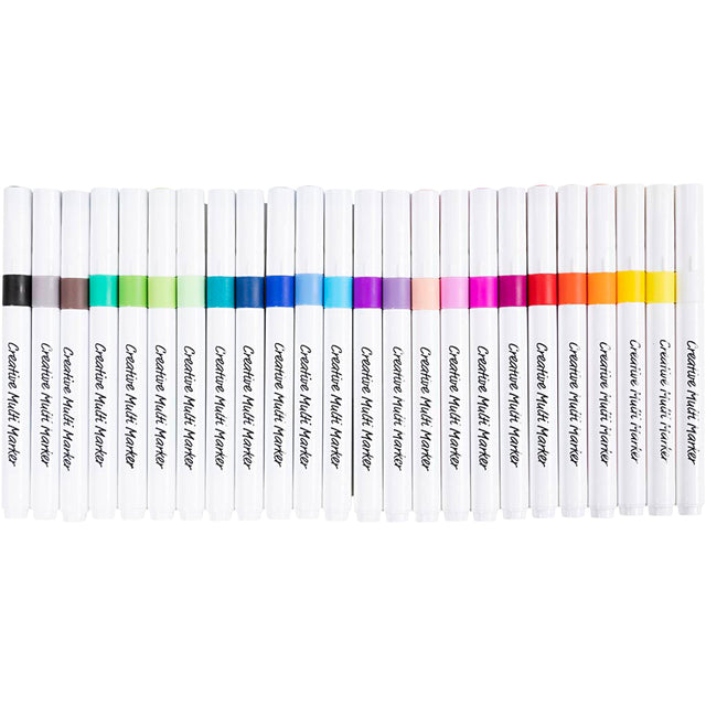 Creativ Company -  Multistift  4mm set 24 kleuren | 6 stuks